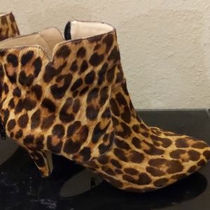 Cheetah Print Ankle Boots
